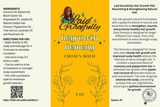 Laid Gracefully’s Regrowth Remedy Crown Bold