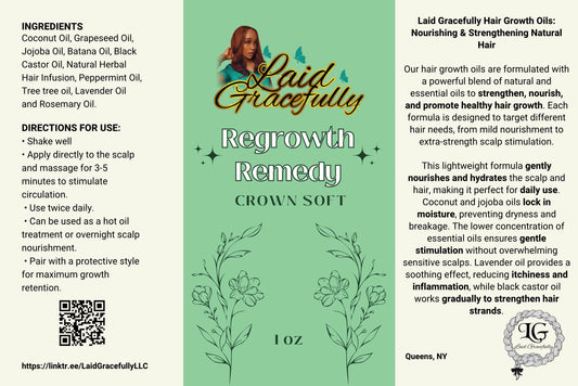 Laid Gracefully’s Regrowth Remedy Crown Soft