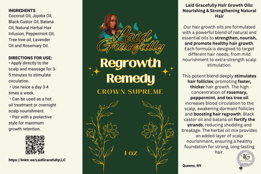 Laid Gracefully's Regrowth Remedy Crown Supreme